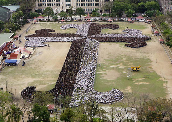 Biggest Cross of people