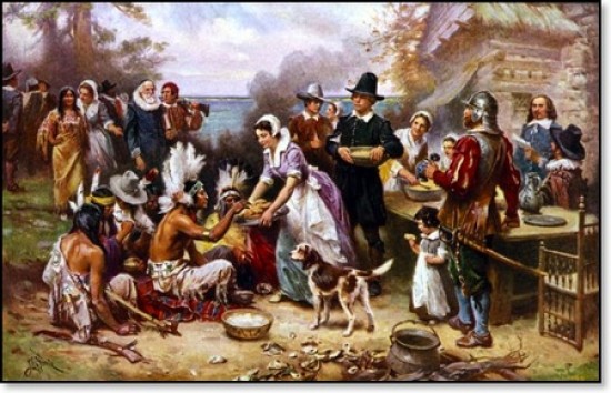 First Thanksgiving Had No Turkey