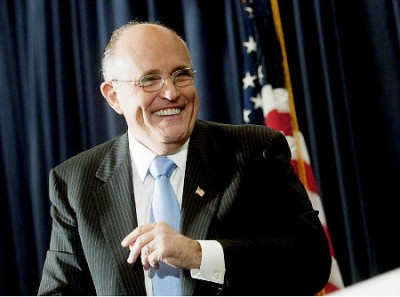 Mayor Rudolph Giuliani was saved